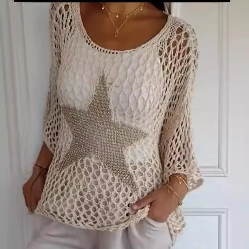 Blusa Mujer Técnica Tejido Tecnológico Ligera Anastacia