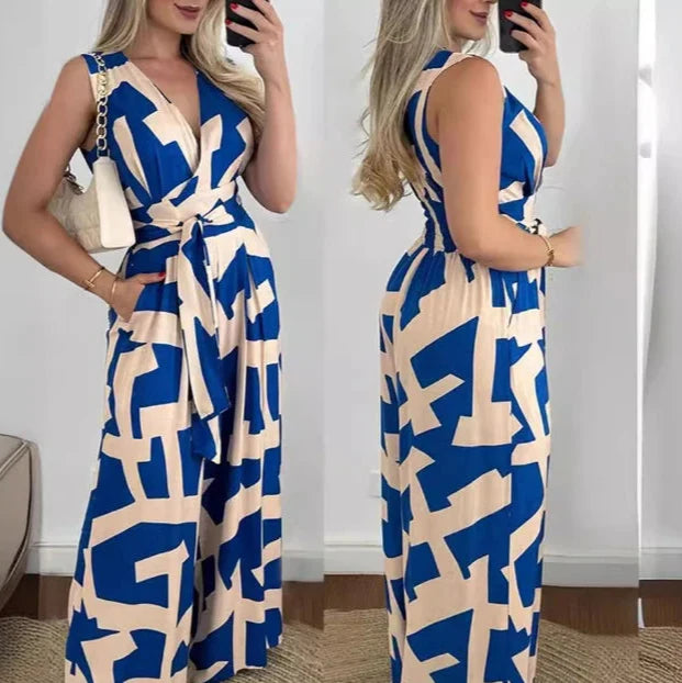 Mono Con Escote En V Favorecedor Gaby