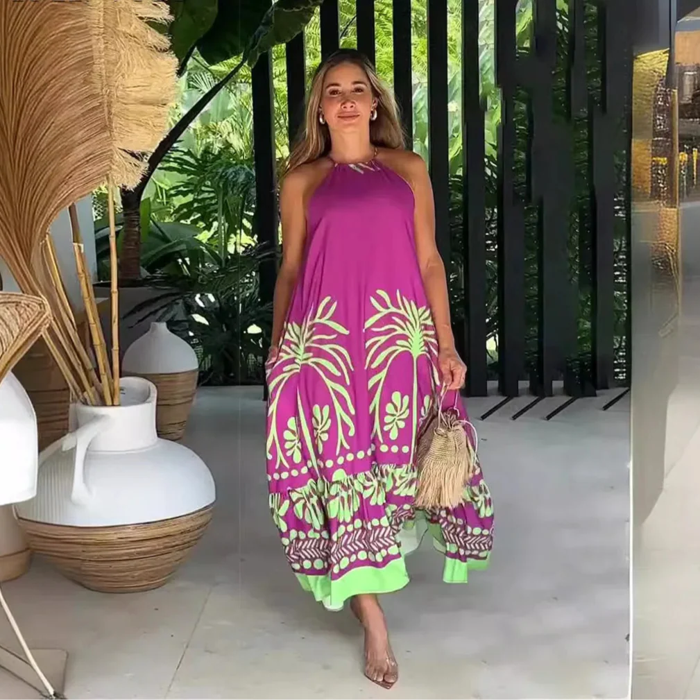 Vestido Elegante Mujer Cuello Alto Delicado Minimalista Tainara