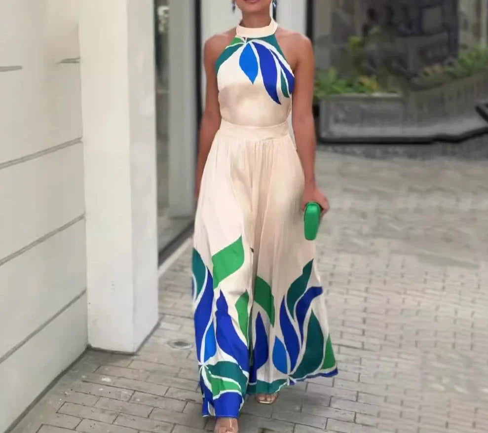 Vestido Mujer Estampado Vibrante con Caída Fluida Anastacia