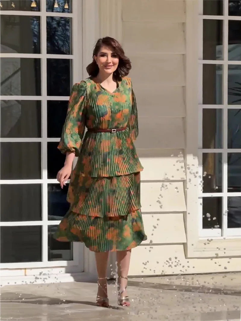 Vestido Mujer Con Fluida Caída Sedosa Elegante Para Caroline