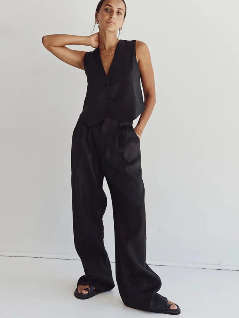 Conjunto Lino Confort Caída Fresca Ideal Essenza