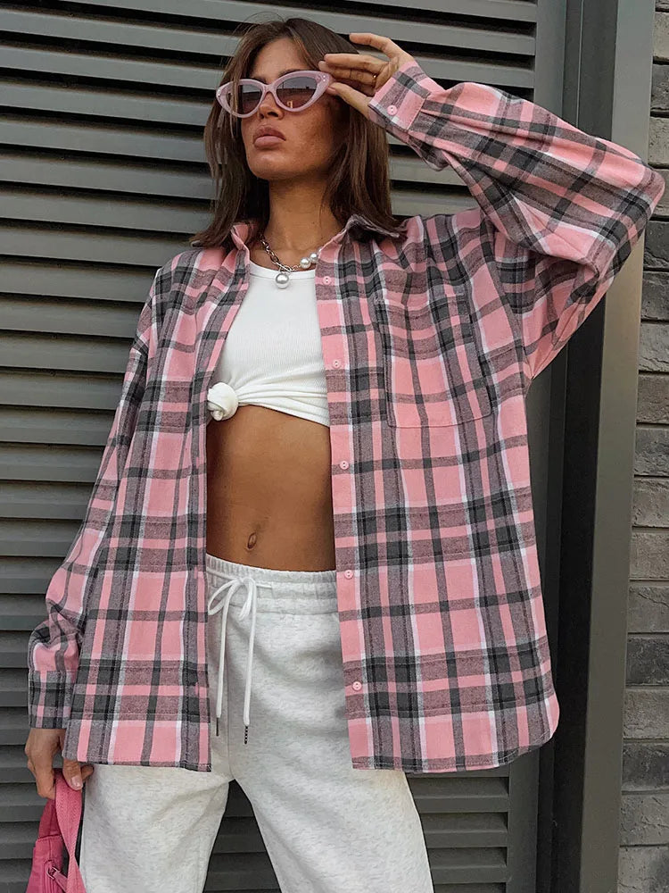 Camisa A Cuadros Estilo Retro Corte Moderno Madri