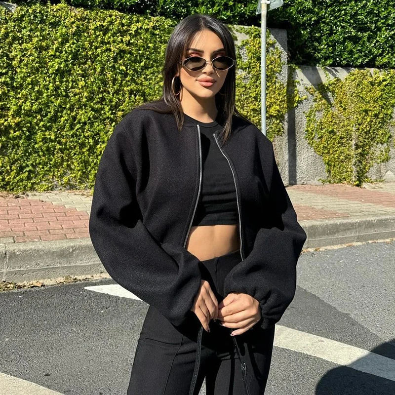 Chaqueta Mujer Diseño Moderno Suave Textura Ayla