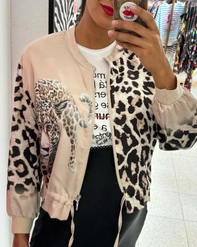 Chaqueta Mujer Diseño Moderno Con Ajuste Lotus
