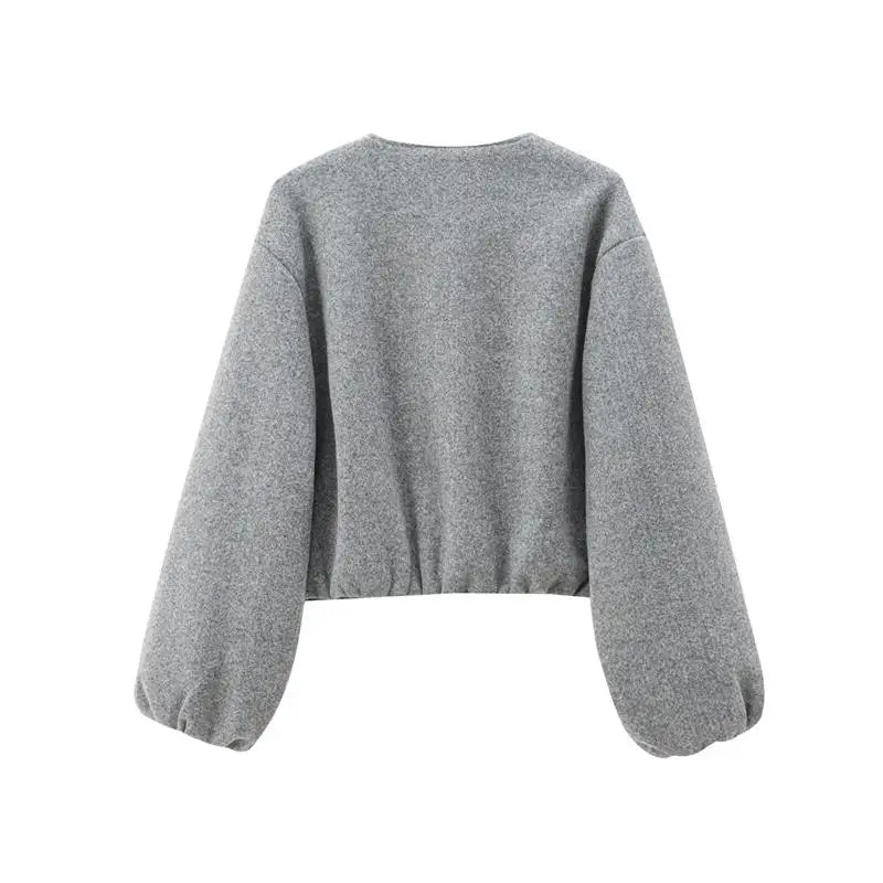 Chaqueta Mujer Diseño Moderno Suave Textura Ayla