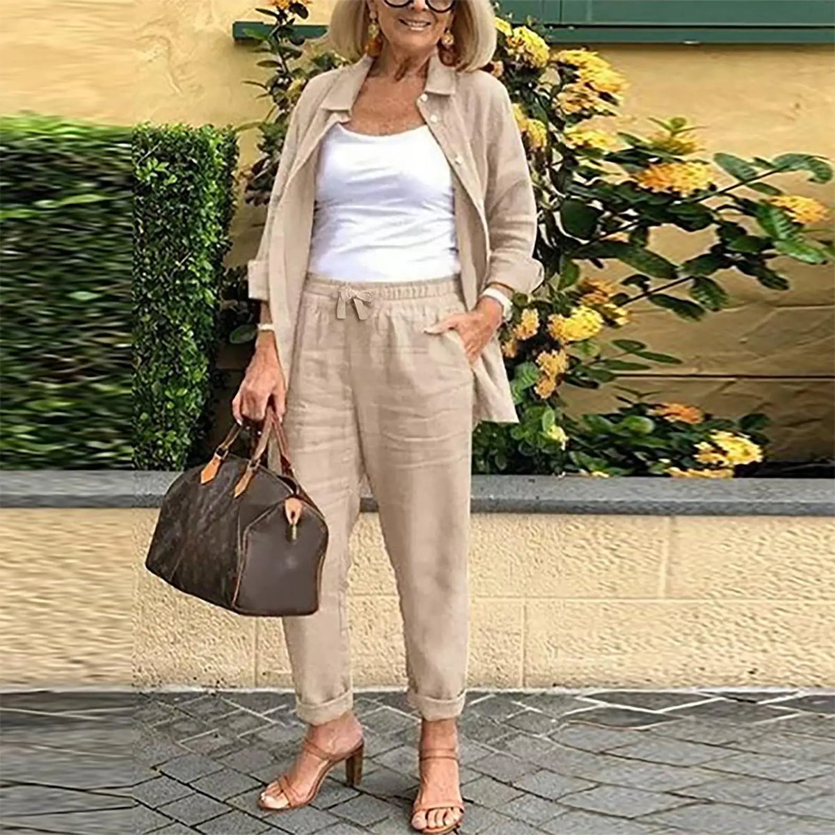 Conjunto Mujer Con Toque Ligero Y Versátil Neuzita
