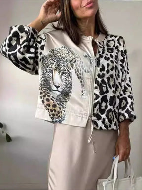 Chaqueta Mujer Diseño Moderno Con Ajuste Lotus