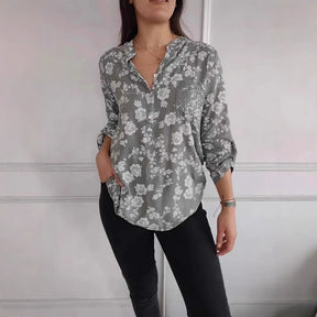 Camisa Mujer Confort Ligero Y Versátil Marine