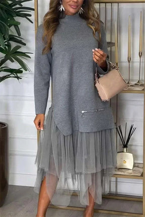 Vestido Leona Elegante Con Caída Impecable Y Versátil Leona