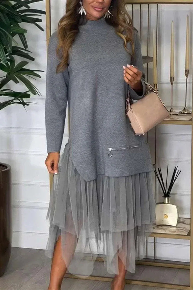 Vestido Leona Elegante Con Caída Impecable Y Versátil Leona