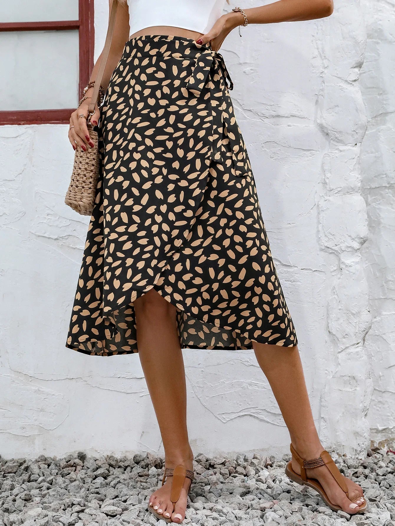 Falda Elegante Con Caída Premium De Lujo La Fera