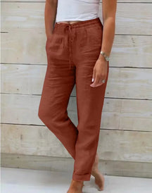 Pantalón Mujer Suelto Verano Frescura Levinha