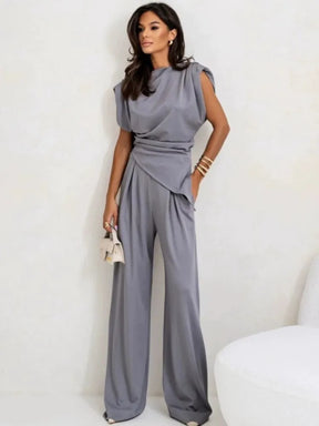 Conjunto Mujer Elegante Caída Sedosa Y Versátil Melina