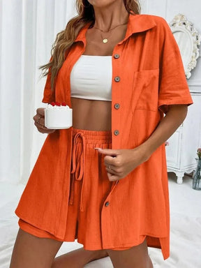 Conjunto Mujer Tela Ligera Verano Cómodo Rubi