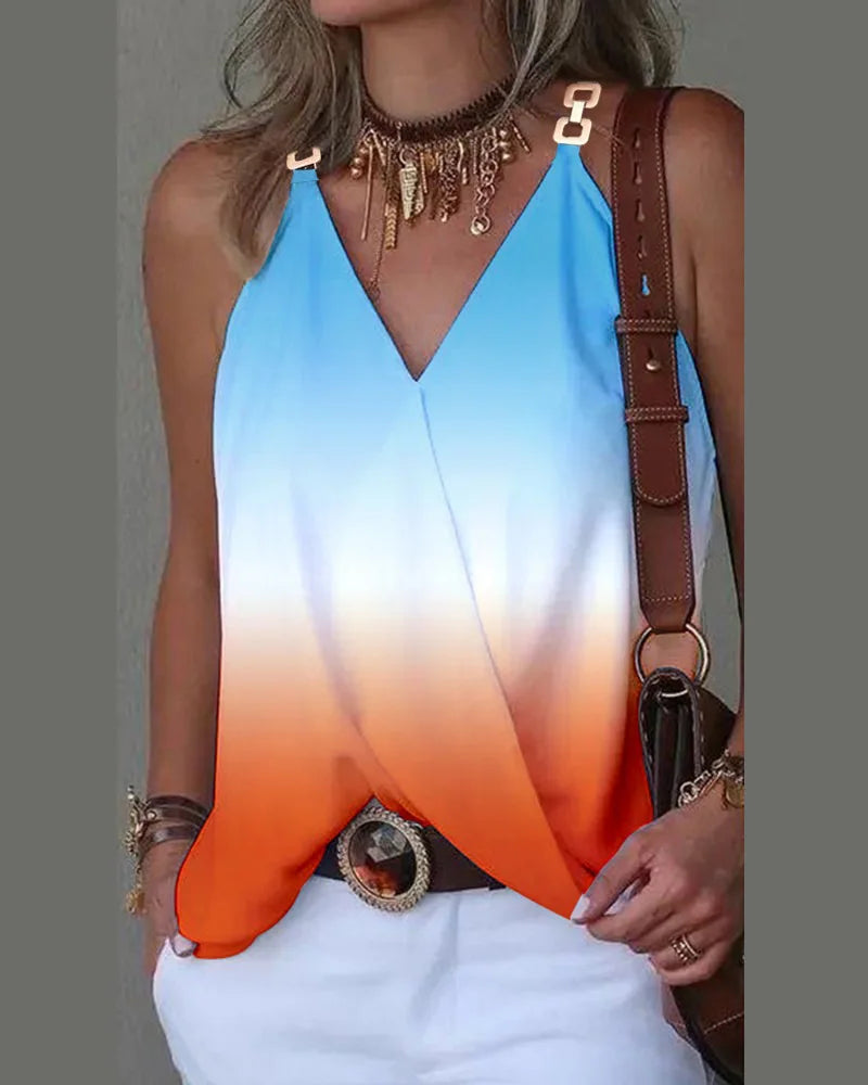 Camisa Mujer Verano Ligera Poliéster Con Estilo