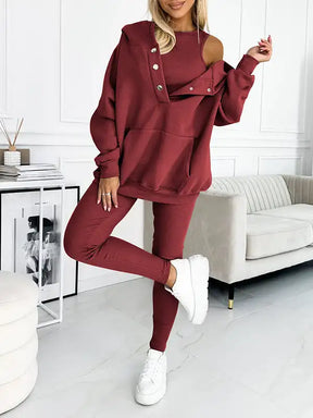 Conjunto Deportivo Mujer Sudadera Pantalon Ajustado Marta