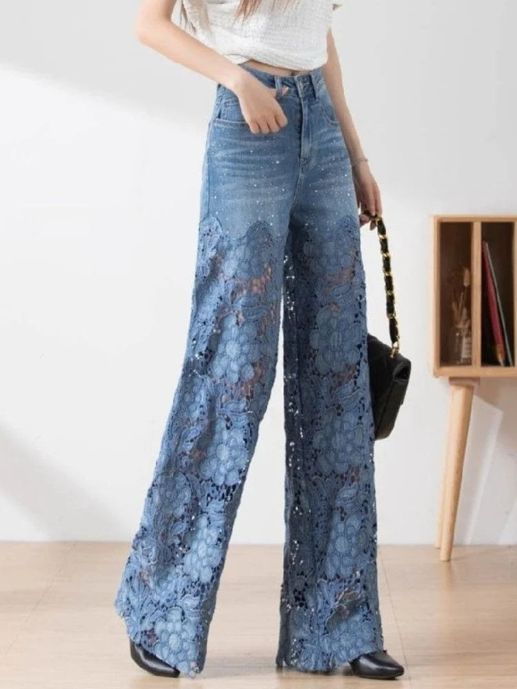 Pantalón Vaquero Mujer Corte Moderno Cómodo Jasmine