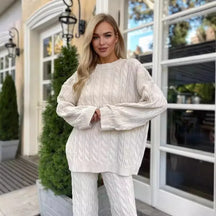 Conjunto Moda Italiana Confort Elegante Andréia