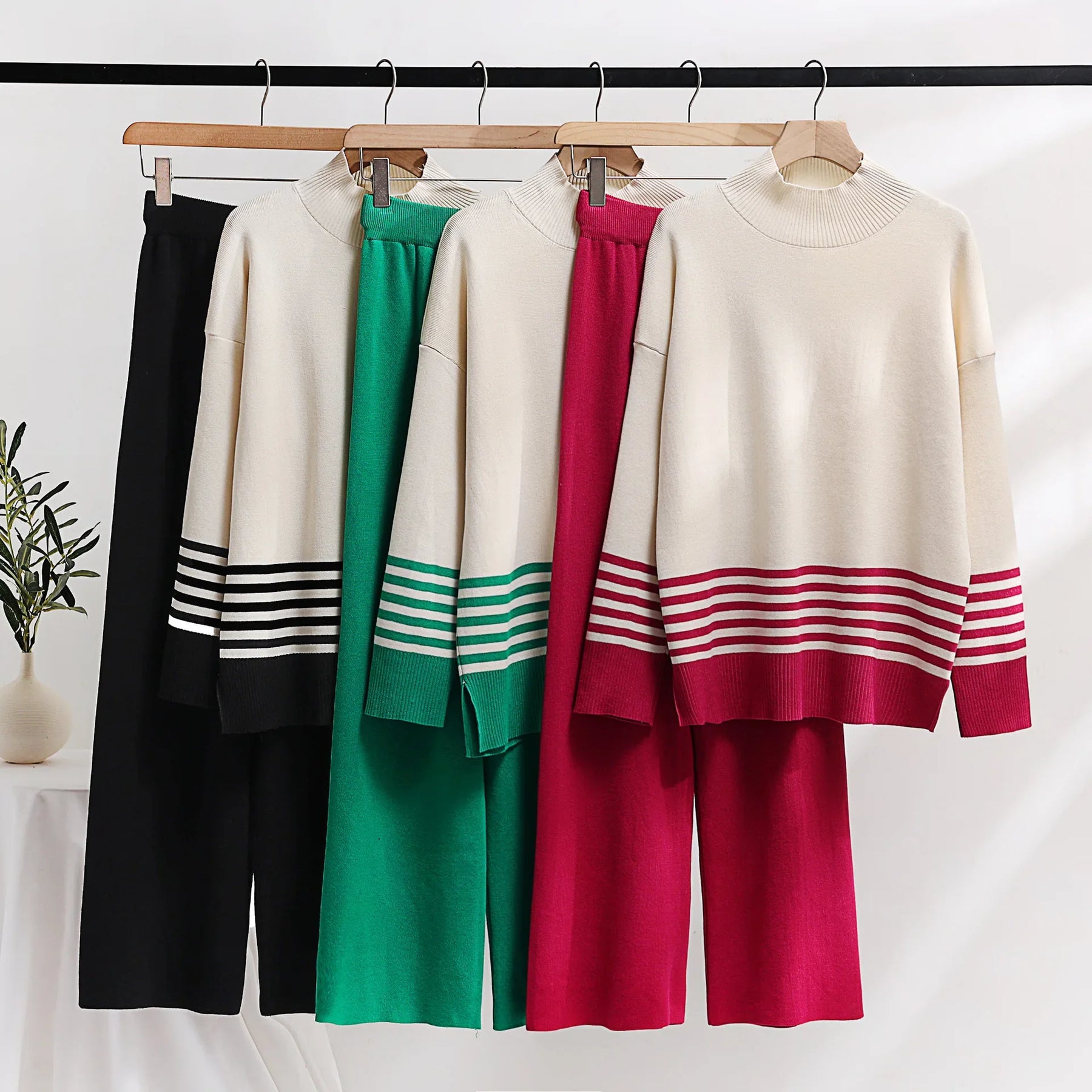 Conjunto Mujer Textura Suave Y Estilo Moderno Veronica