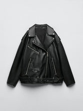Chaqueta Negra Eclipse Cuero Sintético Premium Urbana Eclipse