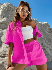 Conjunto Mujer Tela Ligera Verano Cómodo Rubi