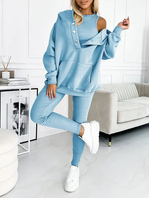 Conjunto Deportivo Mujer Sudadera Pantalon Ajustado Marta