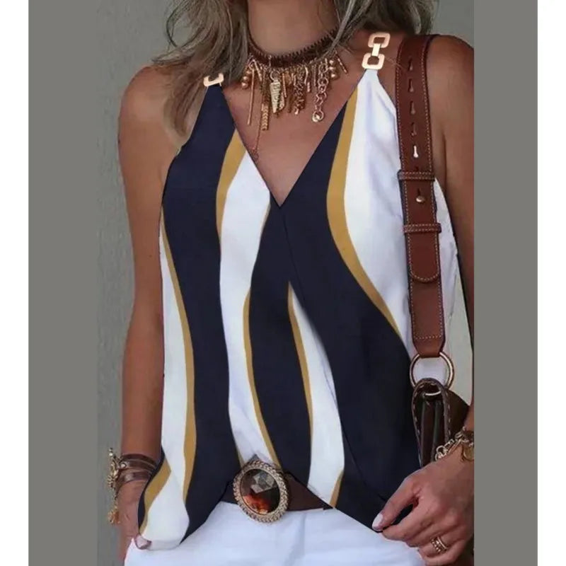 Camisa Mujer Verano Ligera Poliéster Con Estilo
