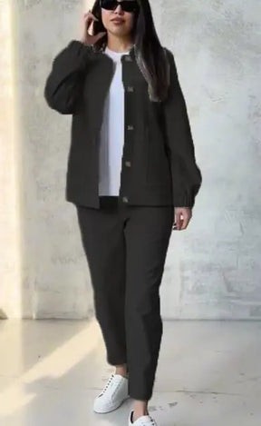 Conjunto Mujer Versátil Elegante Tejido Suave Carmen