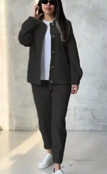 Conjunto Mujer Versátil Elegante Tejido Suave Carmen
