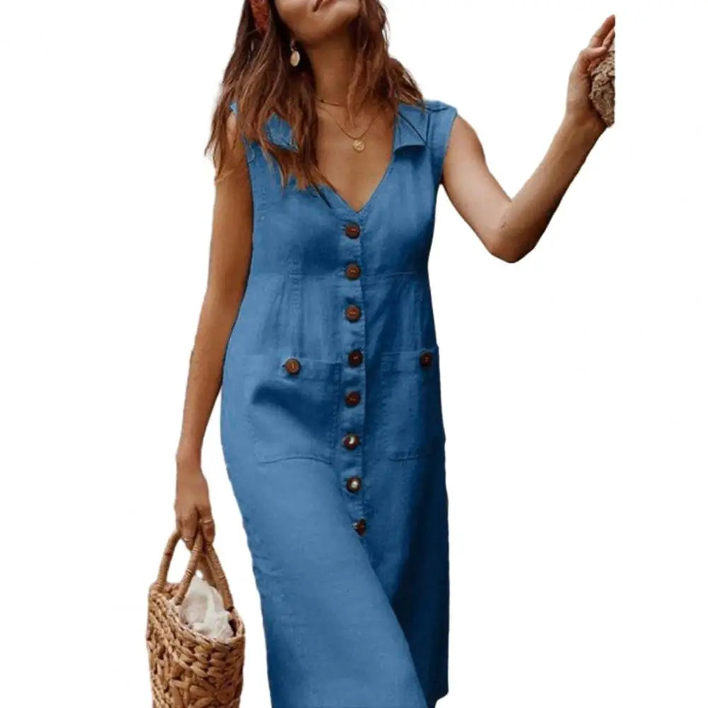 Vestido Ligero Estilo Suelto Comodidad Elegancia