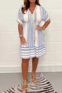 Vestido Mujer Elegante Con Caída Muy Ligero Tejido Suave Micaela
