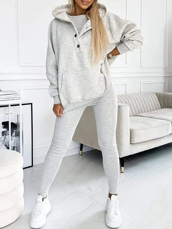 Conjunto Deportivo Mujer Sudadera Pantalon Ajustado Marta