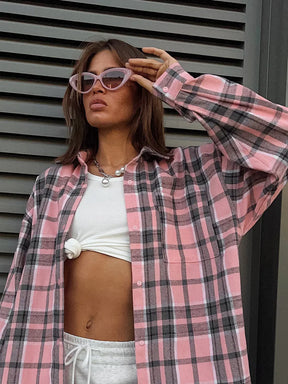 Camisa A Cuadros Estilo Retro Corte Moderno Madri