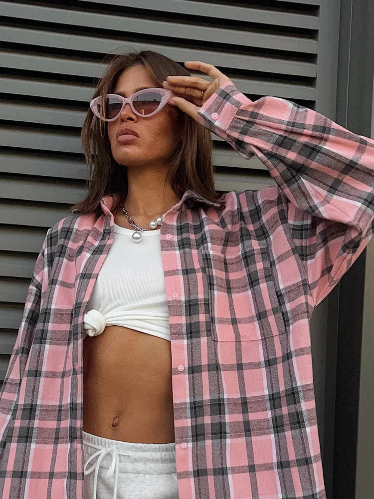 Camisa A Cuadros Estilo Retro Corte Moderno Madri