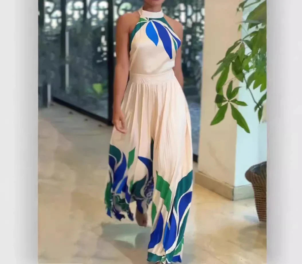 Vestido Mujer Estampado Vibrante con Caída Fluida Anastacia