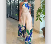 Vestido Mujer Estampado Vibrante con Caída Fluida Anastacia
