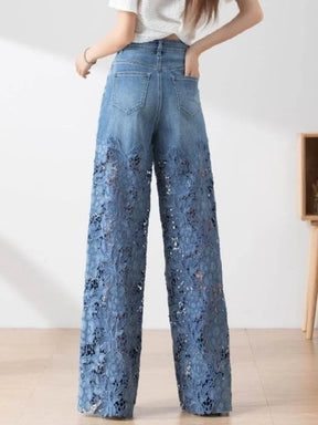 Pantalón Vaquero Mujer Corte Moderno Cómodo Jasmine
