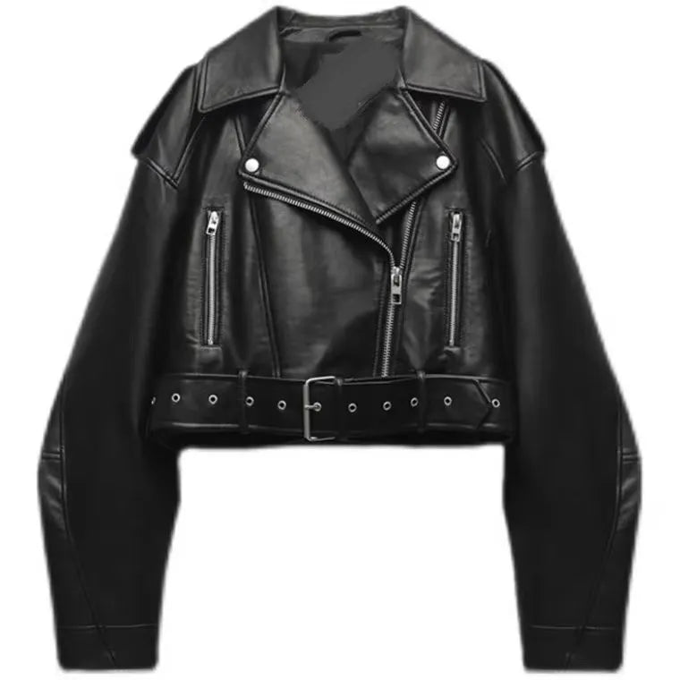 Chaqueta De Cuero Sintético Mujer Con Estilo Moderno Ragnar