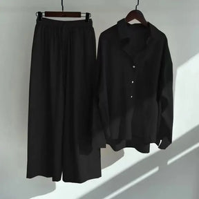 Conjunto Mujer De Lino Retro Algodón Fresco