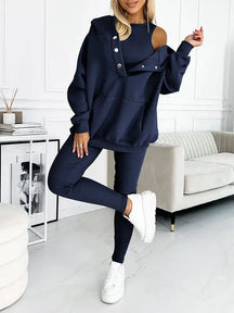 Conjunto Deportivo Mujer Sudadera Pantalon Ajustado Marta