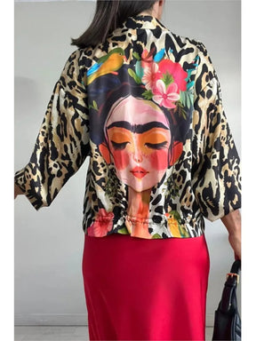 Chaqueta Mujer Diseño Moderno Con Ajuste Lotus