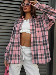 Camisa A Cuadros Estilo Retro Corte Moderno Madri