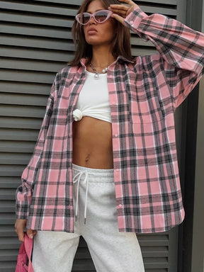 Camisa A Cuadros Estilo Retro Corte Moderno Madri