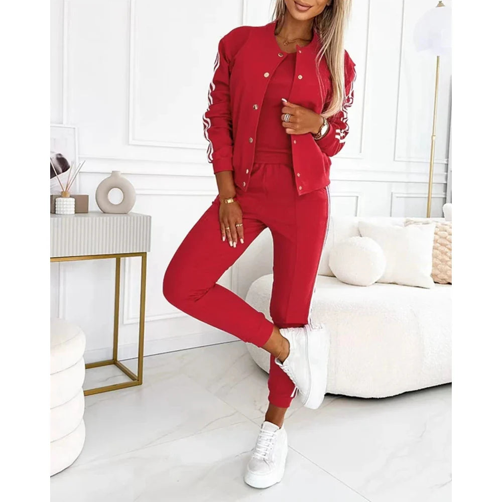 Conjunto Mujer Regata Chaqueta Pantalón Natalie