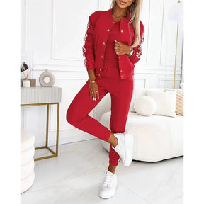 Conjunto Mujer Regata Chaqueta Pantalón Natalie