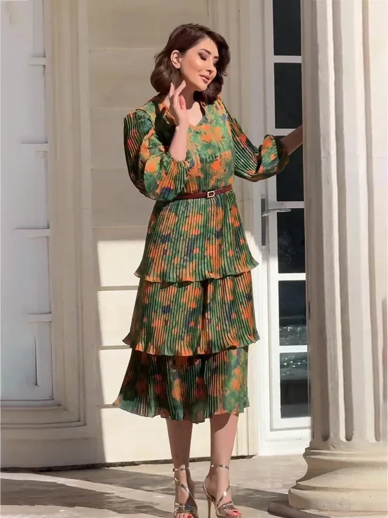 Vestido Mujer Con Fluida Caída Sedosa Elegante Para Caroline