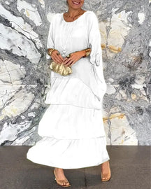 Vestido Mujer Elegante y Ligero con Silueta Elsa