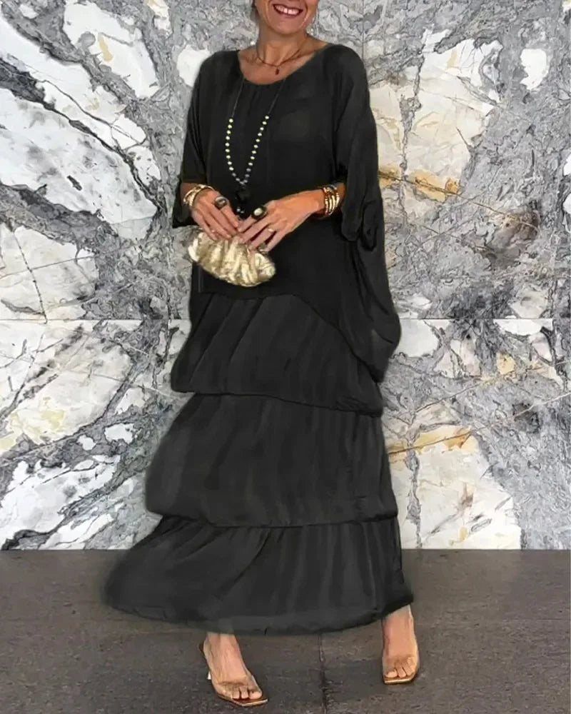 Vestido Mujer Elegante y Ligero con Silueta Elsa