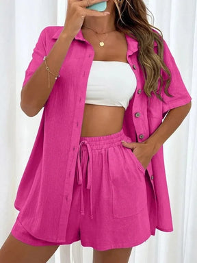 Conjunto Mujer Tela Ligera Verano Cómodo Rubi